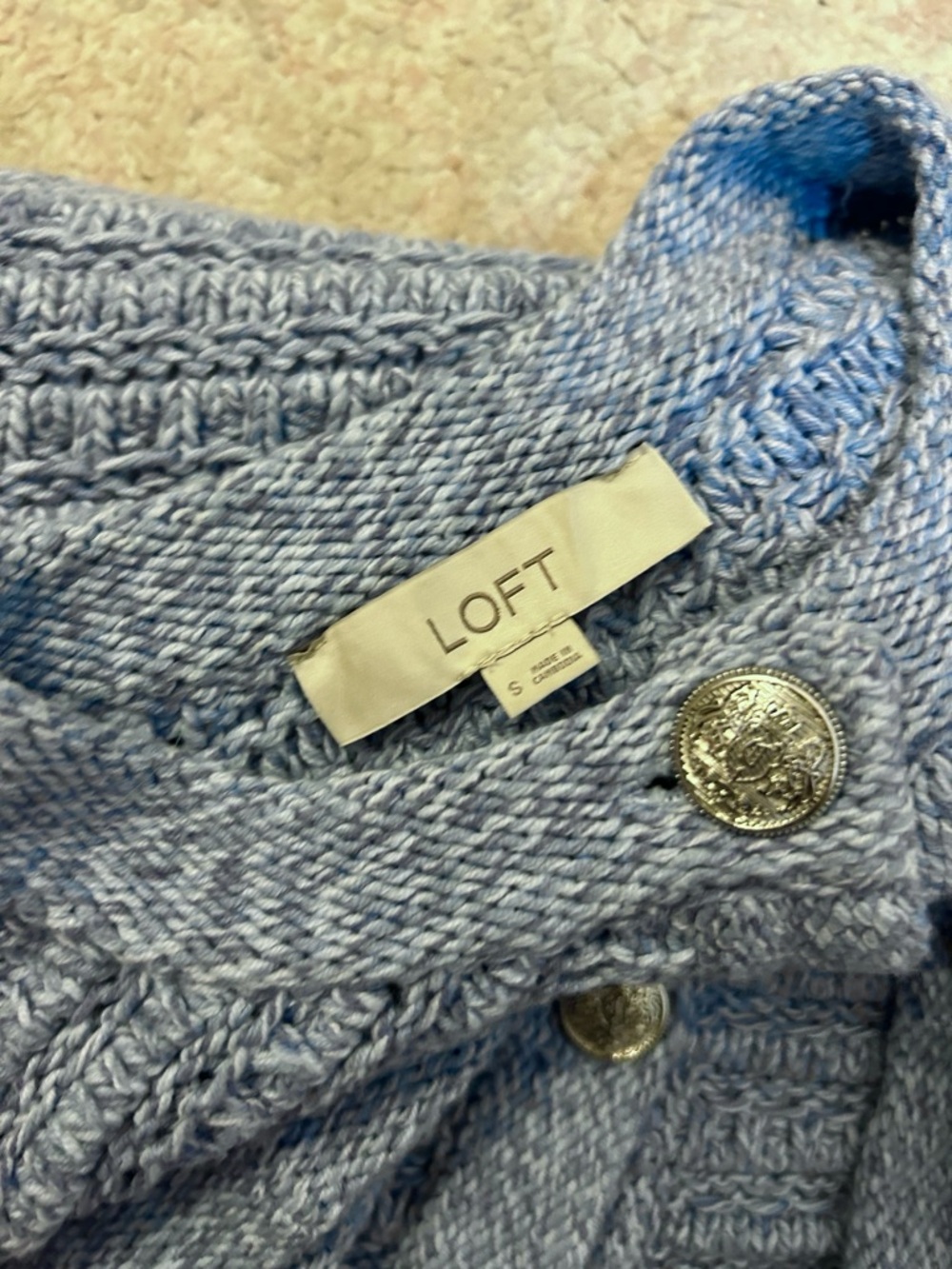 Loft Blue Cardigan - Picture 4 of 5